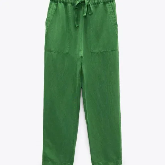 LINEN BLEND green set - Picture 3 of 9